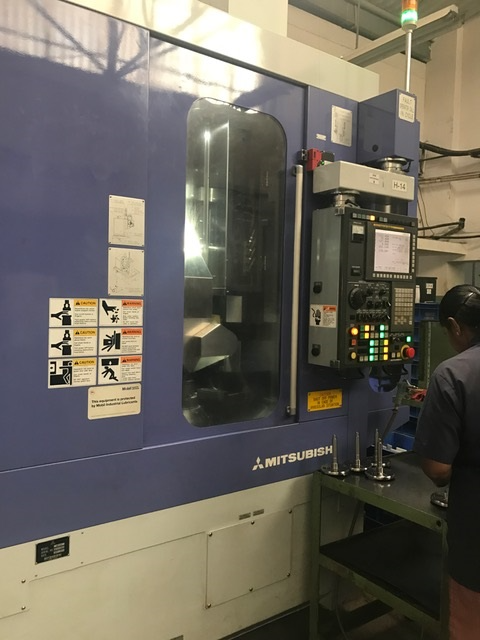 Gear hobbing station — Mitsubishi · Liebherr · Pfauter · HMT · WMW.