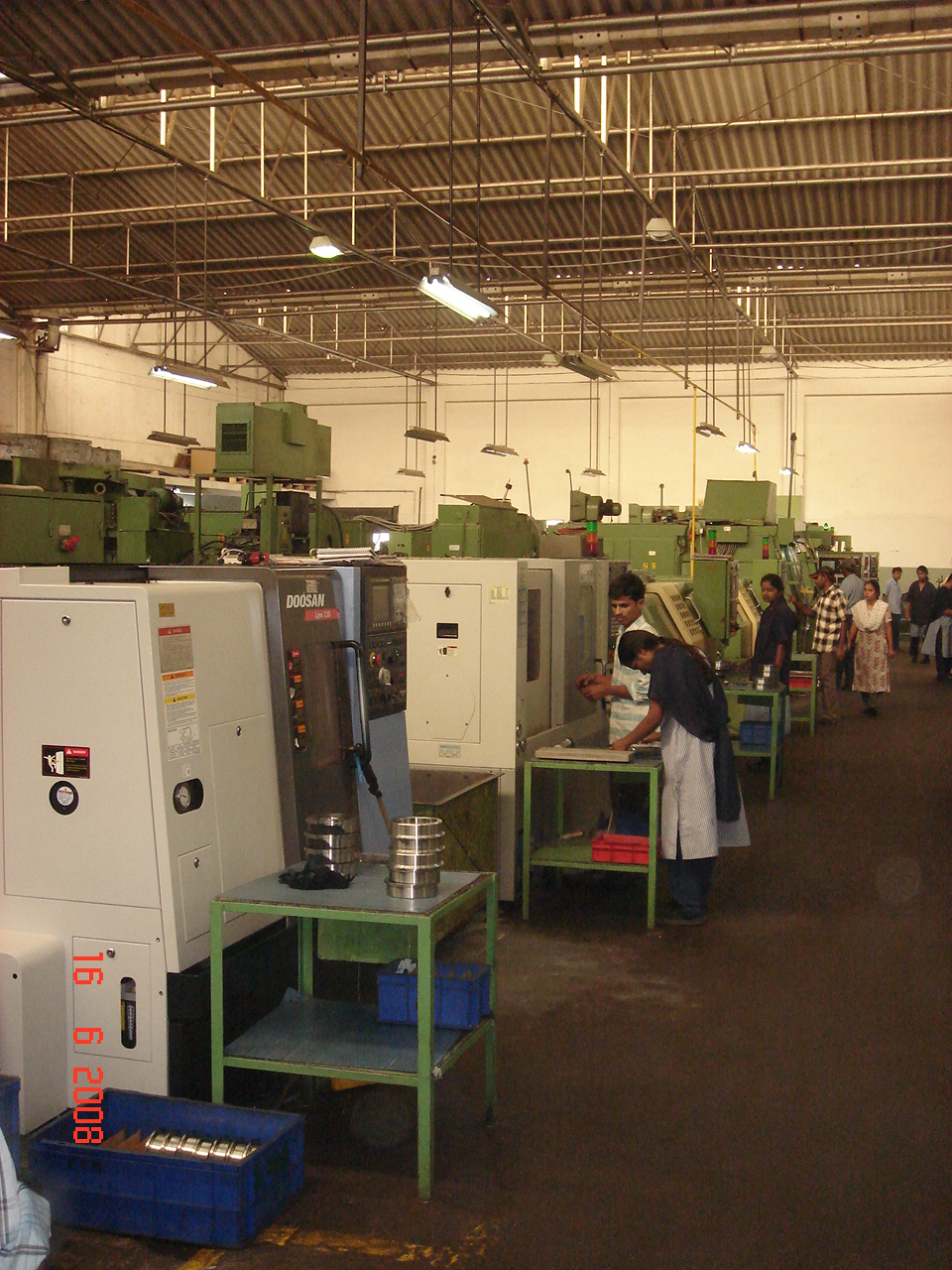 CNC turning station — LMW · Doosan.